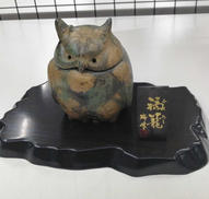 フクロウ 香炉|-