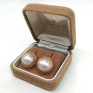 パールイヤリング|K18
