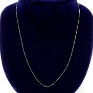 K18WGネックレス|-