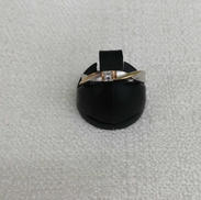 PT900・K18石付きリング|宝石付きリング