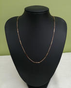 K18ネックレス|宝石無しネックレス