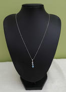 K10石付きネックレス|宝石付きネックレス