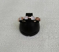 K18石付きリング（石外れあり）|宝石付きリング