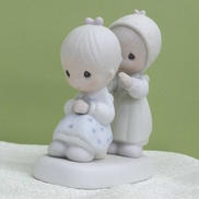 陶器製 姉妹人形|ENESCO