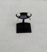 PT900パール付きイヤリング|宝石付きイヤリング