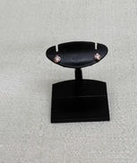 K10PG石付きピアス|宝石付きピアス