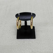 K18フープピアス（大）|宝石無しピアス