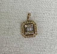 K18石付きペンダントトップ|宝石付きペンダントトップ