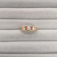 石付きK18リング|.