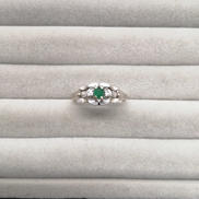 K14WG石付きリング|.