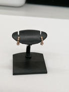 K18ピアス石付|K18