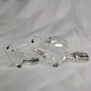 ビーバーの親子|SWAROVSKI