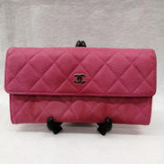 キャビアスキン長財布|CHANEL