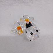 花とテントウムシ|SWAROVSKI