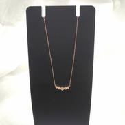 5連石付ネックレス|K10/CANAL4℃