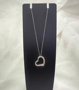 WGﾊｰﾄ付きﾈｯｸﾚｽ|ﾁｪｰﾝK10 ﾄｯﾌﾟK18