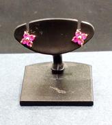 赤石付ピアス|K10YG