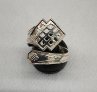 925リング ひし形デザイン|925