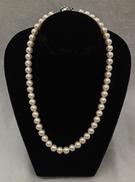 白玉8MMネックレス|不明