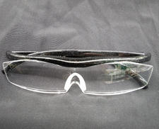 コンパクトクリアレンズメガネ|HAZUKIルーペ