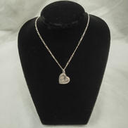 ハート付きﾈｯｸﾚｽ|シルバー925