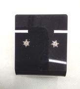 透明石付ピアス|PT900