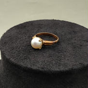 白玉付きﾘﾝｸﾞ|K18