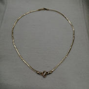 6石ﾀﾞｲﾔﾃﾞｻﾞｲﾝﾈｯｸﾚｽ|K18YG