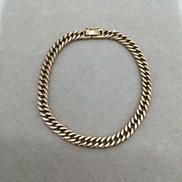 ２面ダブル喜平ブレスレット|K18YG