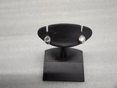 透明石付きピアス|K14WG