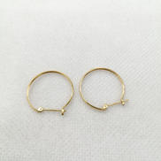 フープピアス|K18