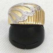 K18リング|宝石付きリング