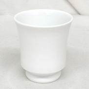 白磁 ぐい呑|矢鋪與左衛門窯