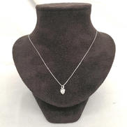 PT850ネックレス　トップPT900|宝石付きネックレス