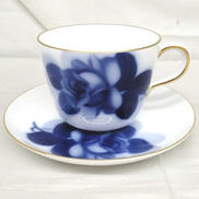 オールドブルーローズ モーニング碗皿|大倉陶園