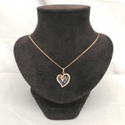 K18ネックレス|宝石付きネックレス