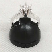 PT900リング|宝石付きリング