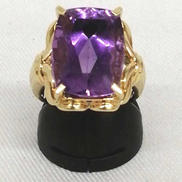 K18リング|宝石付きリング