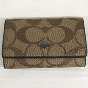 5 リング キー ケース シグネチャー キャンバス|COACH