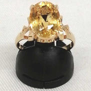 K18リング|宝石付きリング