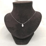 PT850ネックレス　PT900トップ|宝石付きネックレス