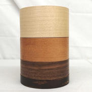 輪筒4色 茶筒 かえで 茶箕 兵丹 桜|角館伝四郎