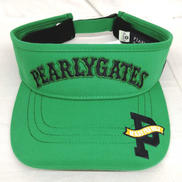 ベースボールロゴリサイクルツイルバイザー|PEARLY GATES