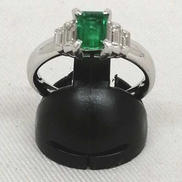 PT900リング|宝石付きリング