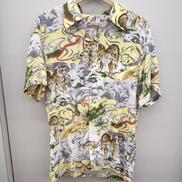 オープンカラーアロハシャツ 虎 龍 曇|KALULUWA