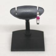 K18WGピアス|宝石付きピアス