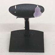 K18ピアス　グレープカルセドニー|BORORO