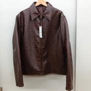 型押し フェイクレザージャケット|ZARA