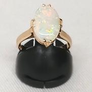 K18リング|宝石付きリング