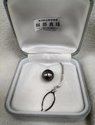 タイピン(灰色石)|K14WG